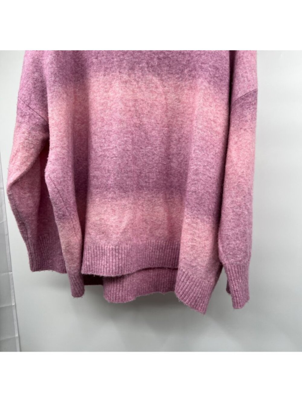 Old Navy Womens Pink Soft Knit Sweater Long Sleeve Size XL - Picture 3 of 9